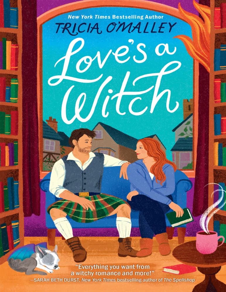 کتاب Loves a Witch (یک جادوگر را دوست دارد) نسخه انگلیسی PDF | تریشیا اومالی