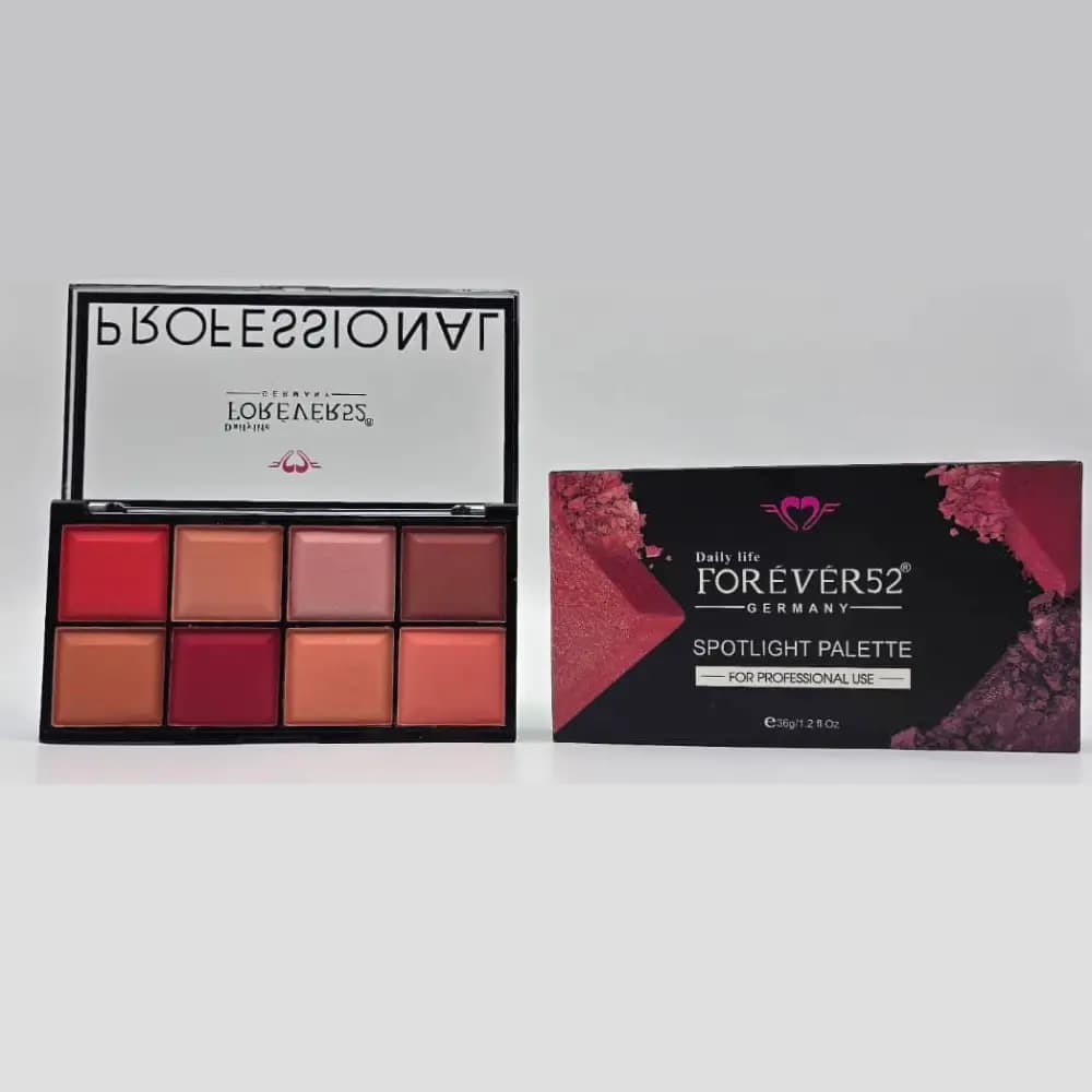 پالت هایلایتر ۸ رنگ فوراور ۵۲ (Forever52 Highlighter Palette) — تصویر ۲