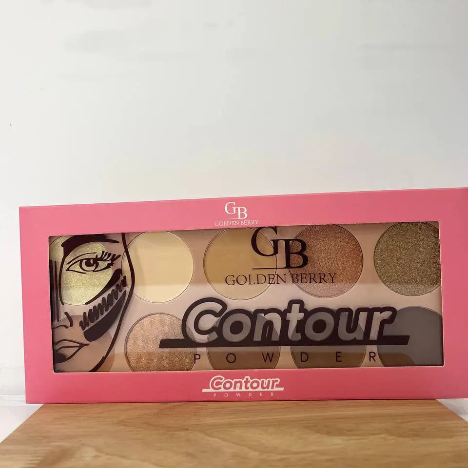 پالت کانتور ۱۰ رنگ گلدن بری (Golden Berry Contour Powder)