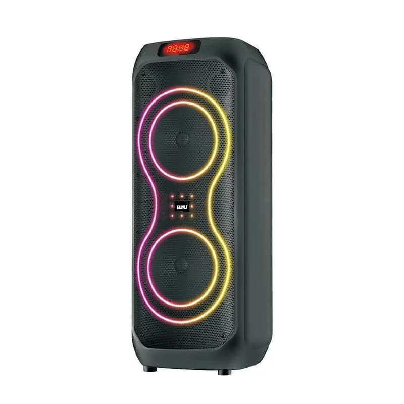 اسپیکر بلوتوثی قابل حمل بوکو مدل BS-086 به همراه میکروفون و ریموت کنترل — تصویر ۷
