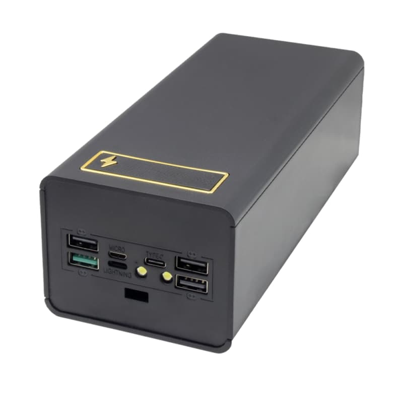 کیس پاوربانک 24 سلولی 80000mAh با ورودی Micro – Type-C – Lightning و چهار خروجی USB مدل C24-PD
