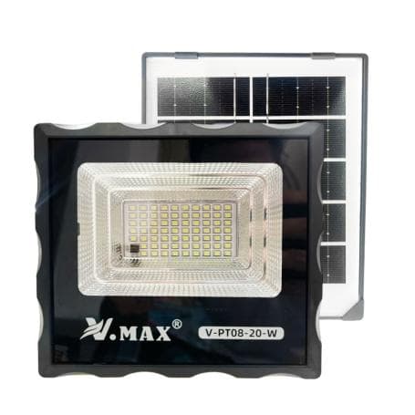 پروژکتور خورشیدی 20 وات V.MAX مدل V-PT08-20-W