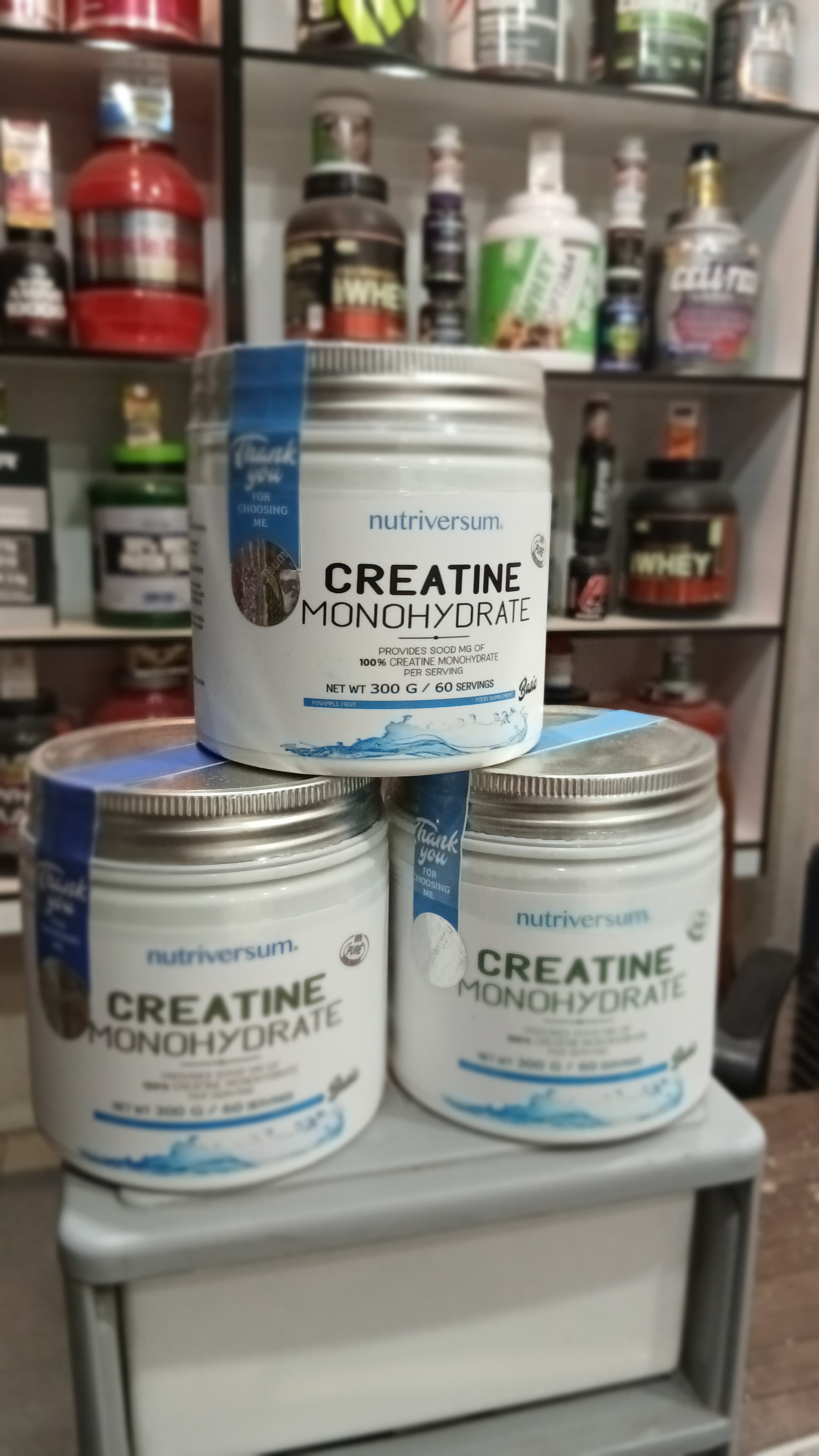 کراتین مونو هیدرات ۳۰۰ گرم ناترورسام