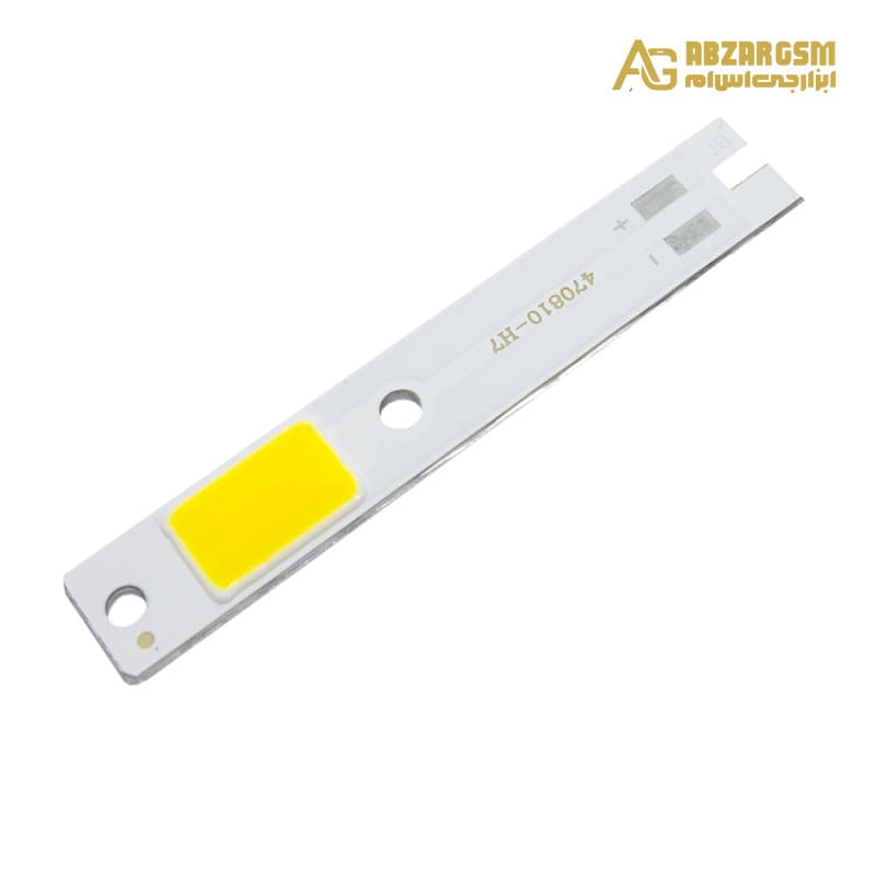 چیپ COB LED هدلایت 15W پایه H7 زرد — تصویر ۳