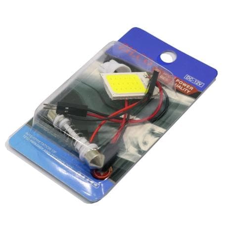 LED COB سقفی خودرو 12V سفید مهتابی سایز 1626 — تصویر ۲