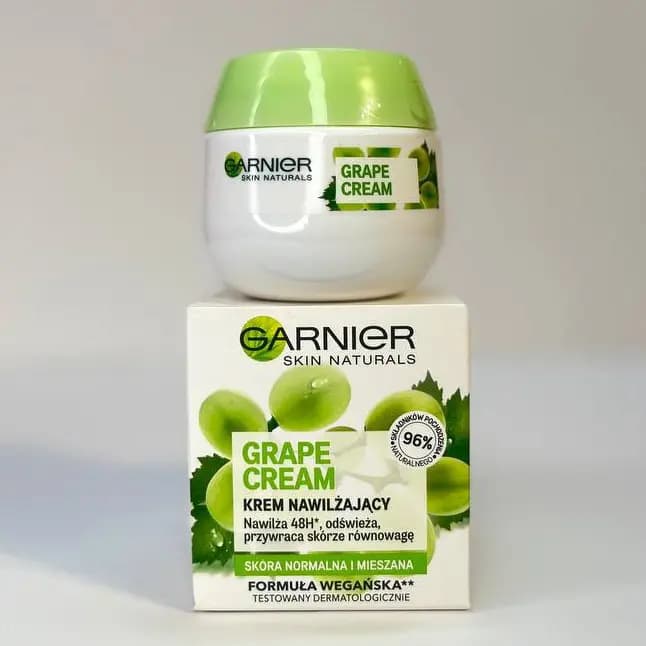 کرم آبرسان گارنیر عصاره انگور پوست های نرمال و مختلط Garnier Grape Cream