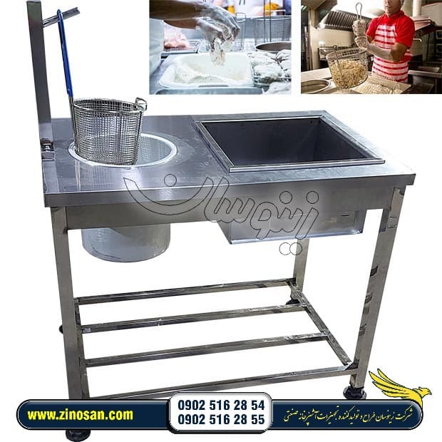 دستگاه بردینگ تک لگن دستی مرغ سوخاری و کنتاکی