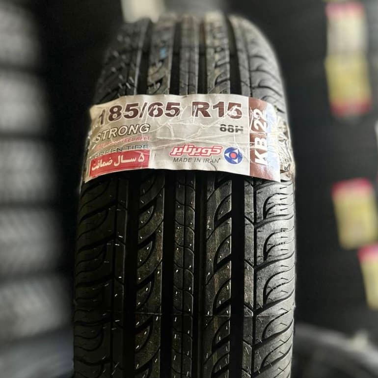 لاستیک دولتی کویر سایز 185/65/15 طرح گل KB22 تولید 2026