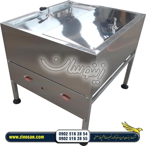 دستگاه دیزی پز دوجداره 64تایی استیل — تصویر ۳