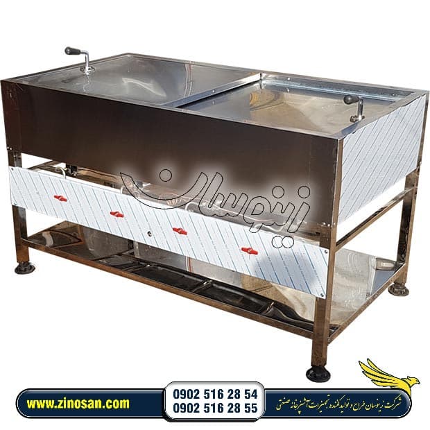 فر آبگوشت و دیزی سنگی پز 120تایی چهار شعله