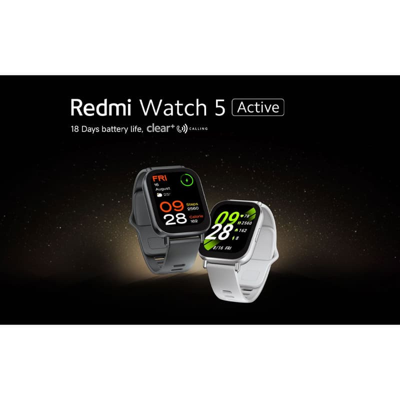 ساعت هوشمند شیائومی مدل Redmi Watch 5 Active – Global دارای قابلیت های قابلیت مکالمه از طریق بلوتوث، قابلیت تغییر طرح ساعت یا تم بند پلاستیک — تصویر ۹