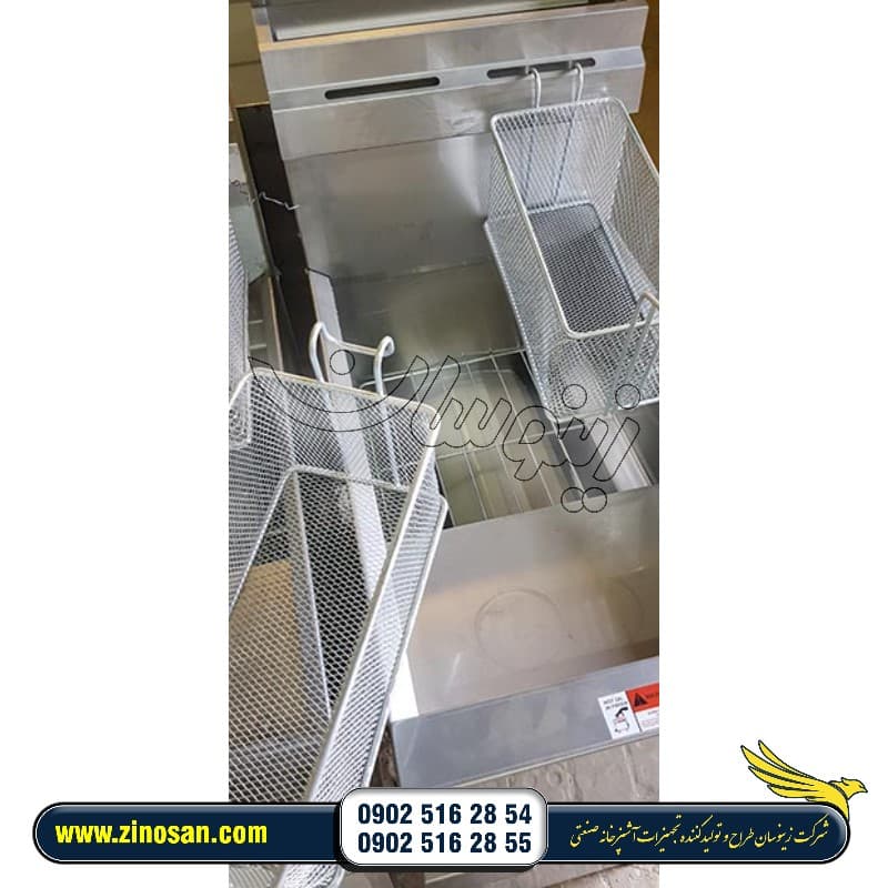 سرخ کن صنعتی گازی طرح دین — تصویر ۴