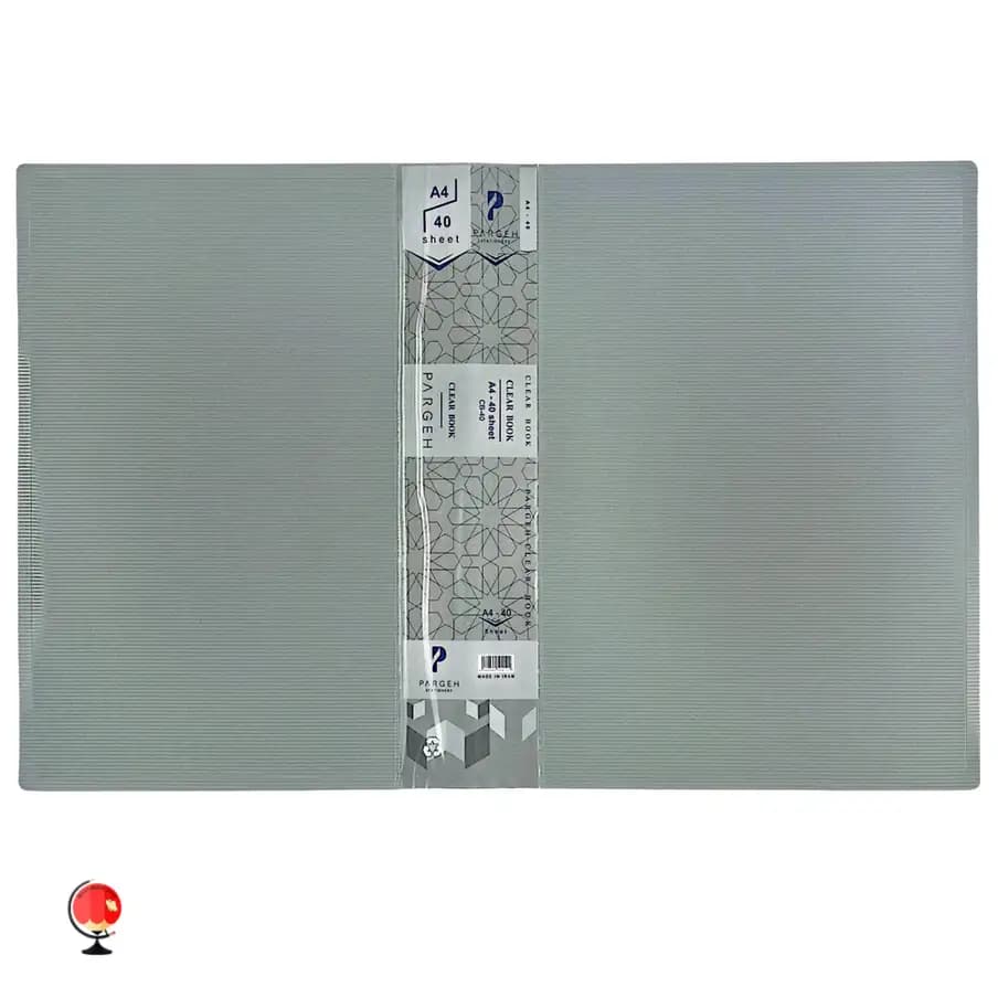 کلربوک 40 برگ A4 رنگ طوسی