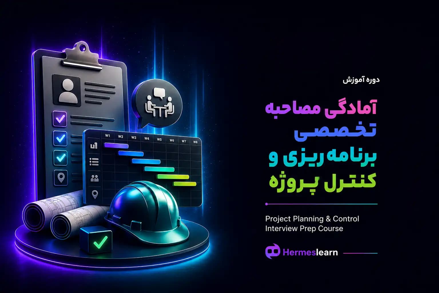 دوره آموزش آمادگی مصاحبه تخصصی برنامه‌ریزی و کنترل پروژه
