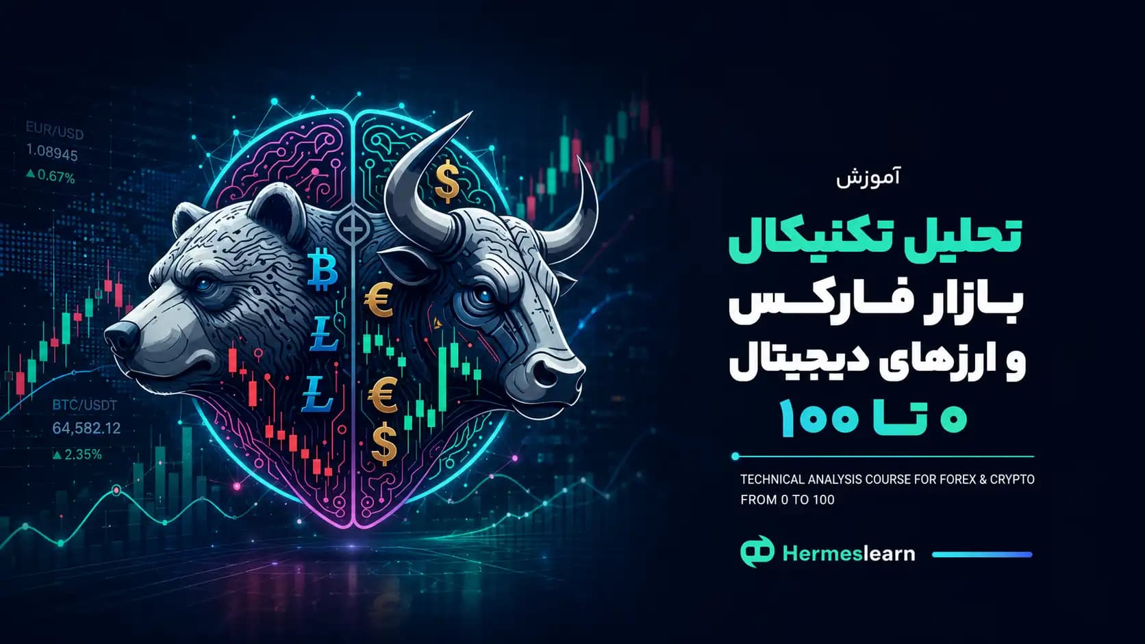 آموزش تحلیل تکنیکال بازار فارکس و ارزهای دیجیتال ۰ تا ۱۰۰ — تصویر ۲