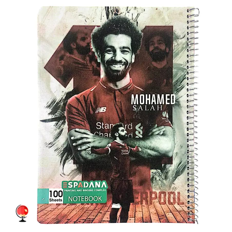 دفتر مشق 100 برگ سیمی طرح صلاح اسپادانا