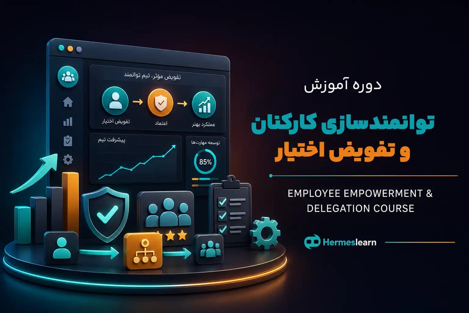 دوره توانمندسازی کارکنان و تفویض اختیار
