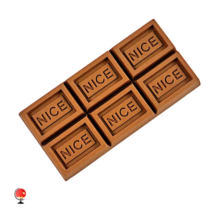 پاک‌کن شکلاتی معطر طرح تخته شکلات NICE — تصویر ۳