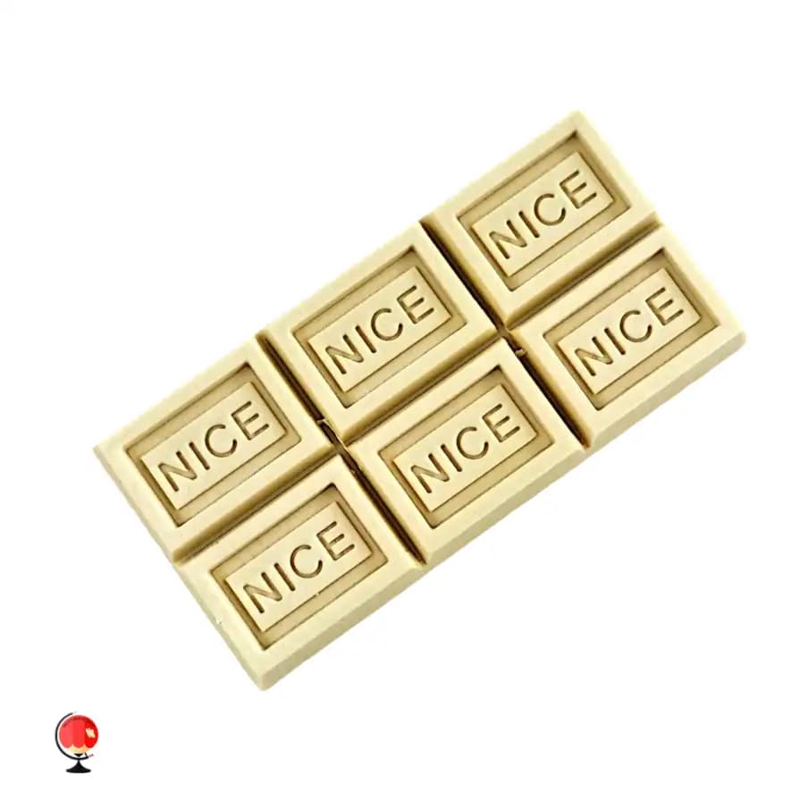 پاک‌کن شکلاتی معطر طرح تخته شکلات NICE — تصویر ۴