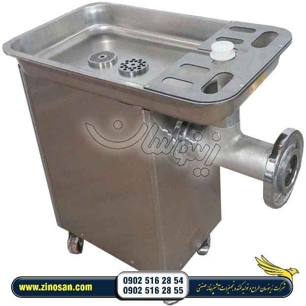 چرخ گوشت دهنه 32 گیربکسی استیل — تصویر ۳