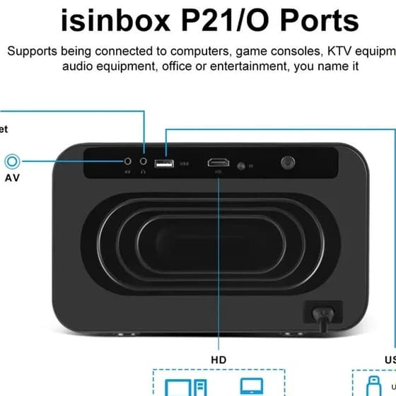 ویدیو پرژکتور یومی یو مدل U8 PRO — تصویر ۷