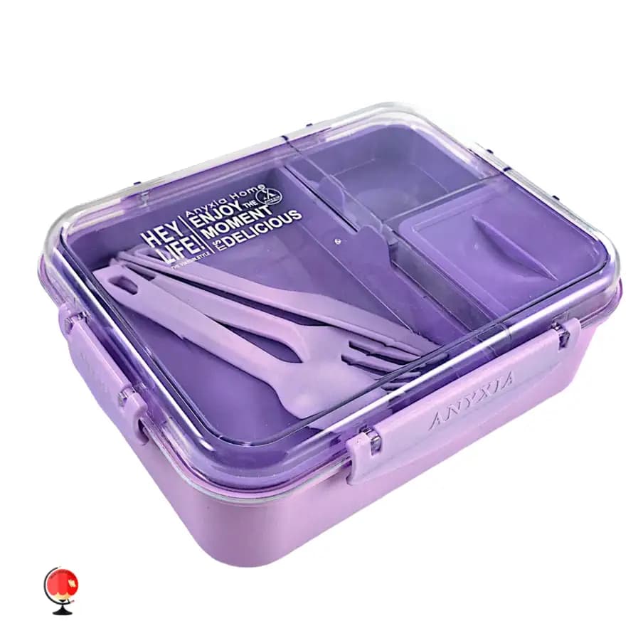 ظرف غذا 9 تکه مستطیل مدل لانچ باکس انکسیا