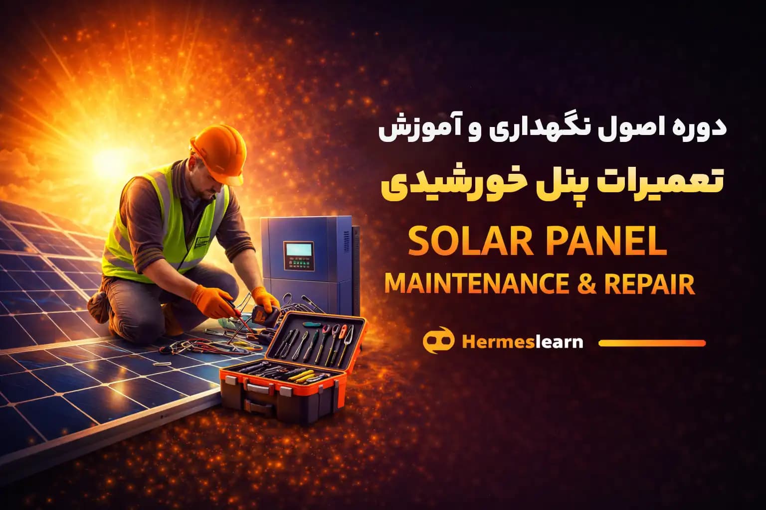 دوره اصول نگهداری و آموزش تعمیرات پنل خورشیدی SOLAR PANEL