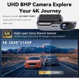 دوربین ثبت وقایع خودرو 4K Ultra HD سنسور دار — تصویر ۶
