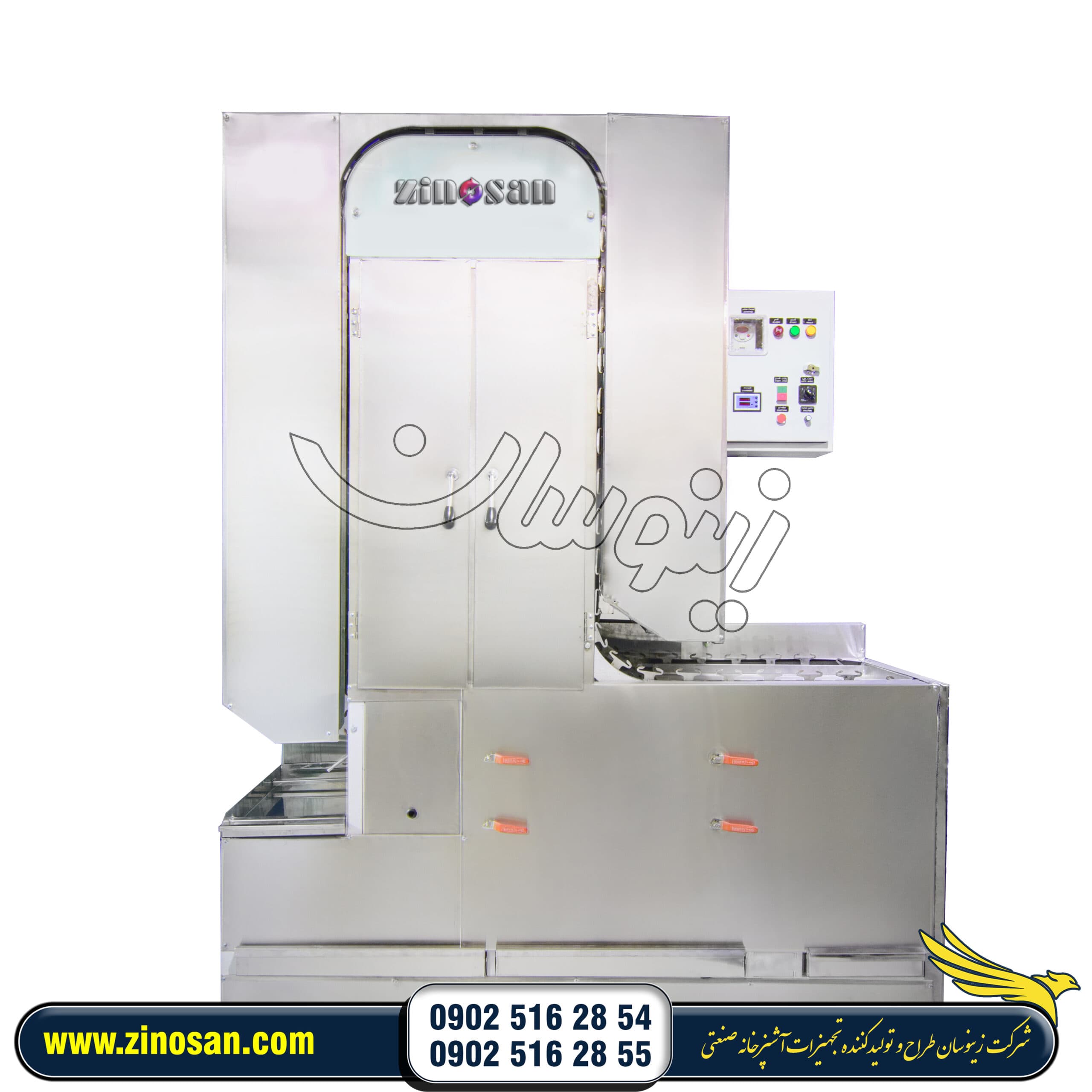 کبابپز تابشی بدون دود اتوماتیک 1000 سیخ زمرد – کباب 35 سانتی — تصویر ۲