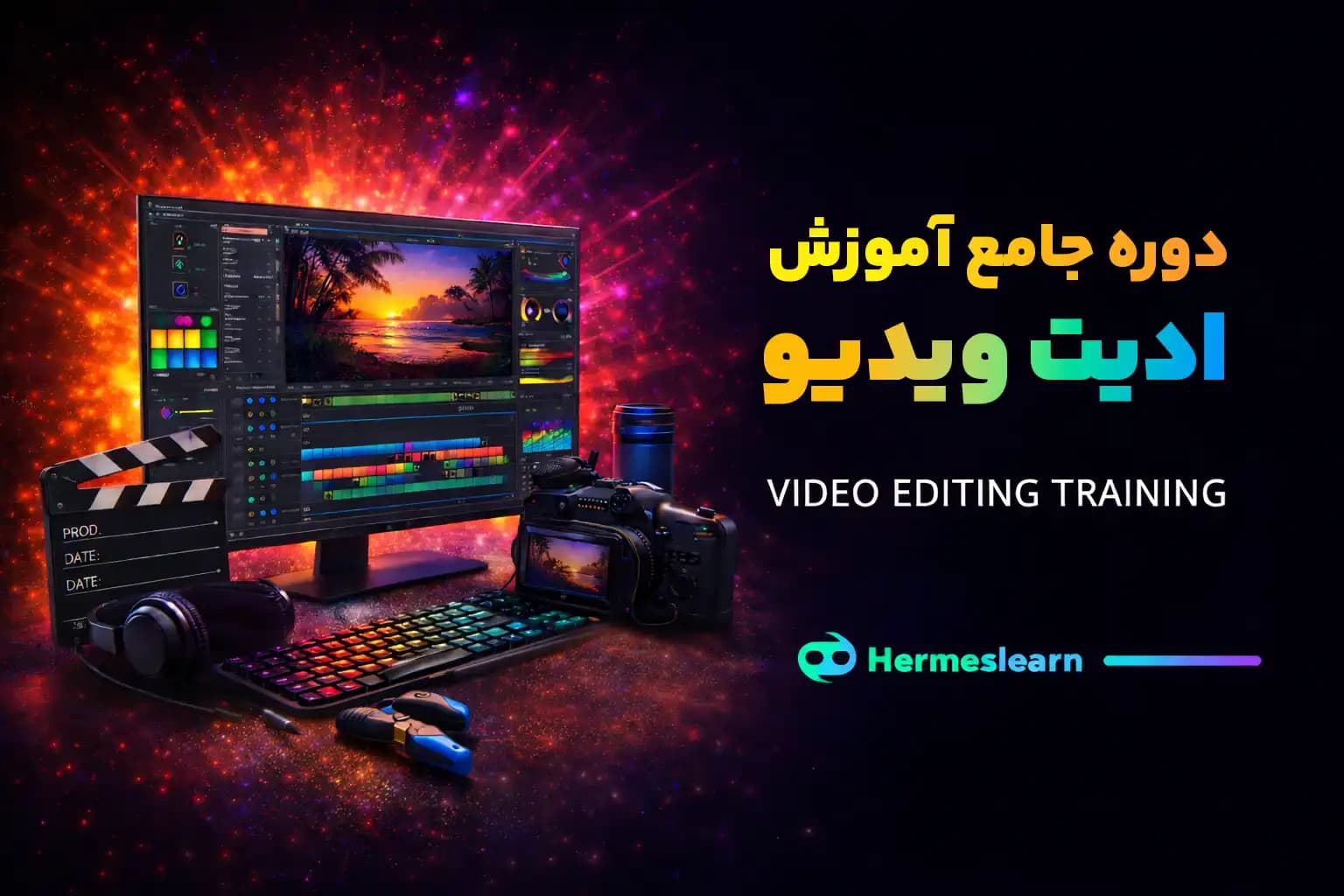 دوره جامع آموزش ادیت ویدیو شامل آموزش مجازی ادیتوری با مدرک معتبر — تصویر ۲