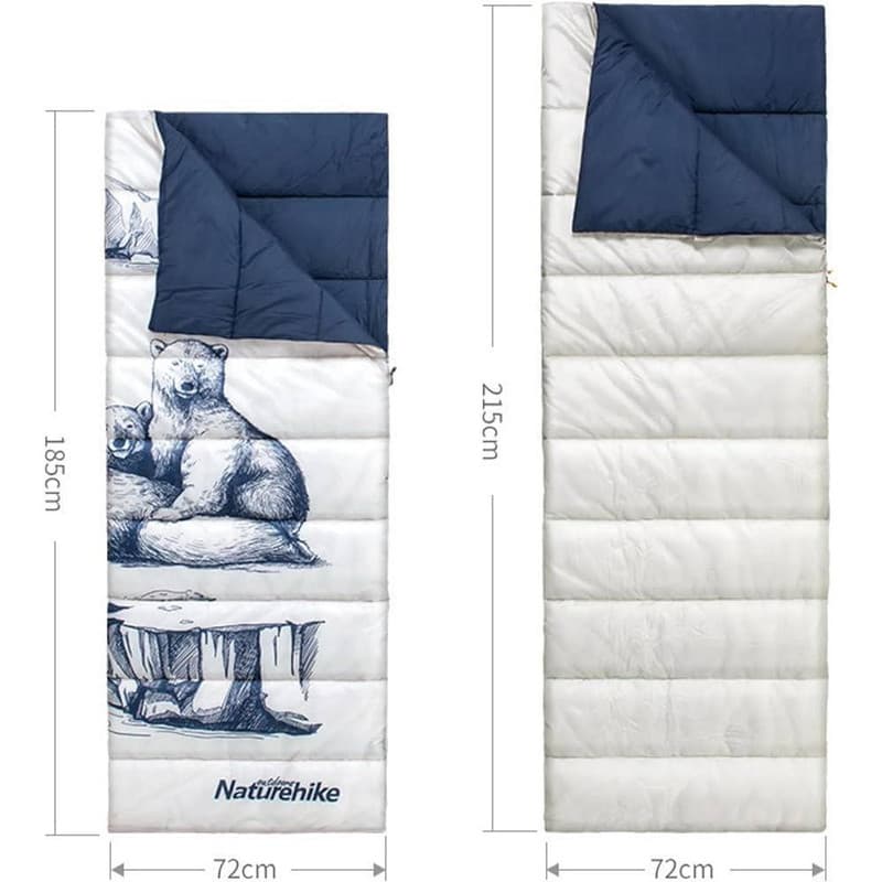 کیسه خواب دونفره نیچرهایک مدل NH19S016 — تصویر ۳