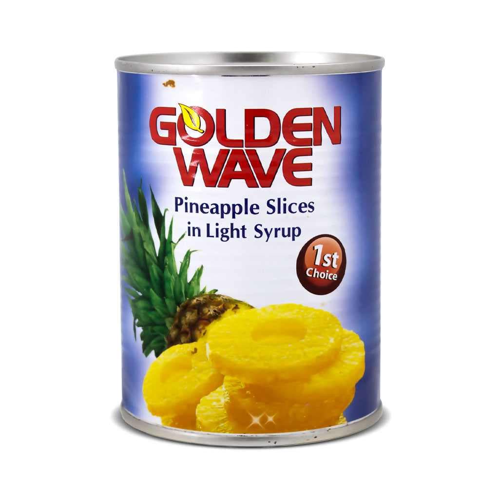 کمپوت آناناس گلدن ویو GOLDEN WAVE حلقه 565 گرم