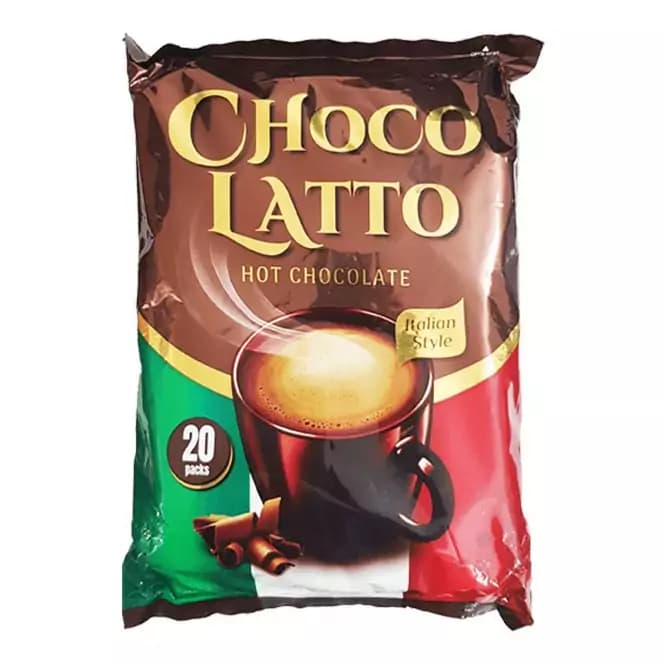 پودر شکلات داغ-هات چاکلت چوکو لاتو CHOCO LATTO بسته 20 عددی