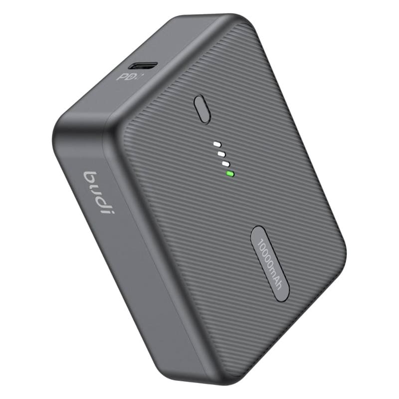 پاوربانک بودی مدل Budi PB097B با ظرفیت 10000 میلی آمپر ساعت و توان 20 وات — تصویر ۴