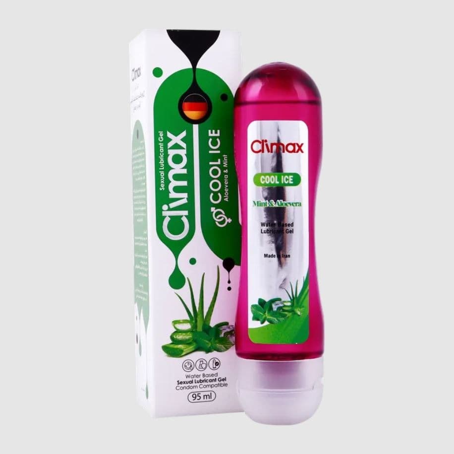 ژل روان کننده کلایمکس خنک کننده آلوئه ورا و نعناع – climax cool ice