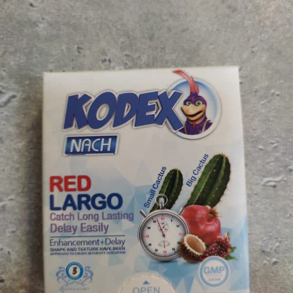 کاندوم کدکس 3تایی RED LARGO — تصویر ۳