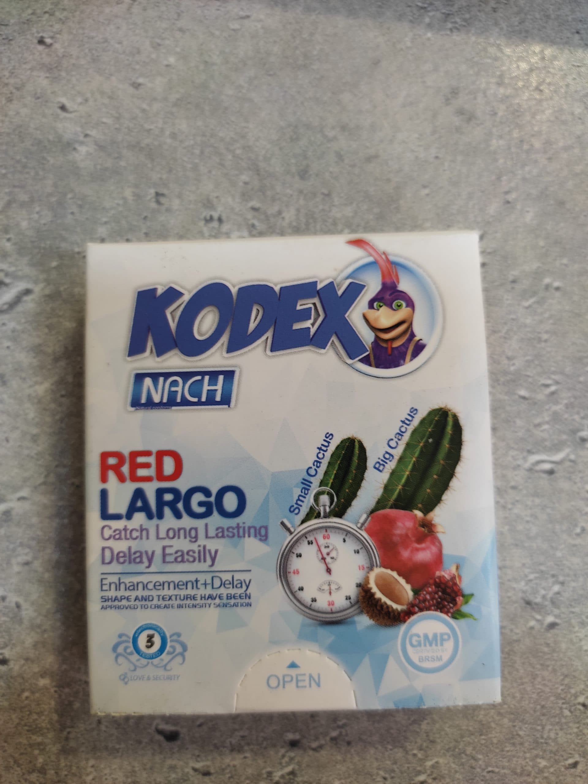 کاندوم کدکس 3تایی RED LARGO