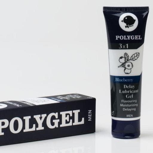 ژل لوبریکانت تاخیری پلی ژل مدل Blueberry حجم ۸۵ میلی لیتر