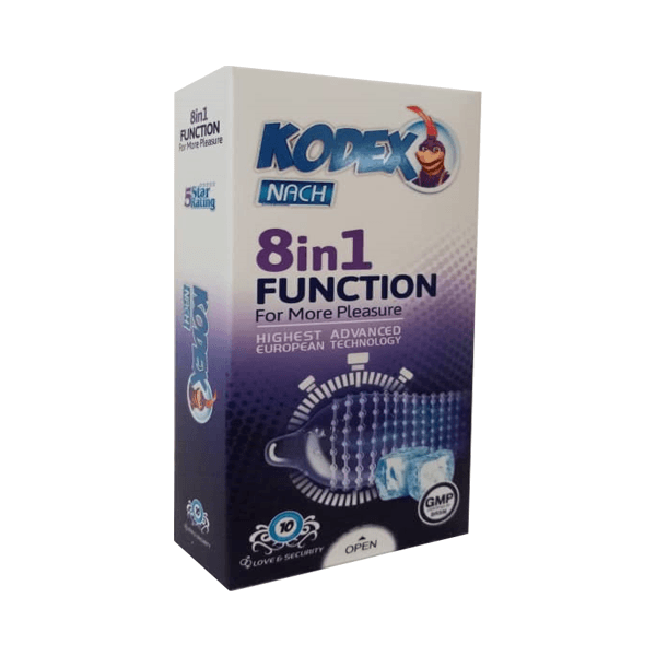 کاندوم تاخیری 8 در 1 فانکشن کدکس ( 8in1 function )