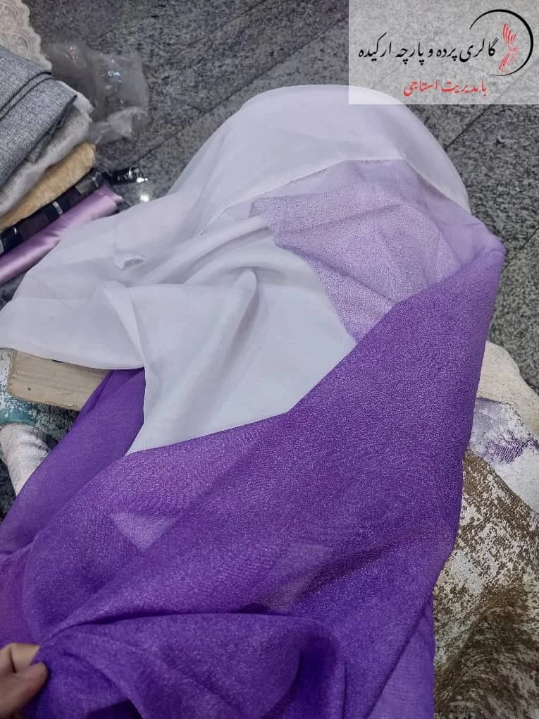 پارچه حریر دو رنگ — تصویر ۵