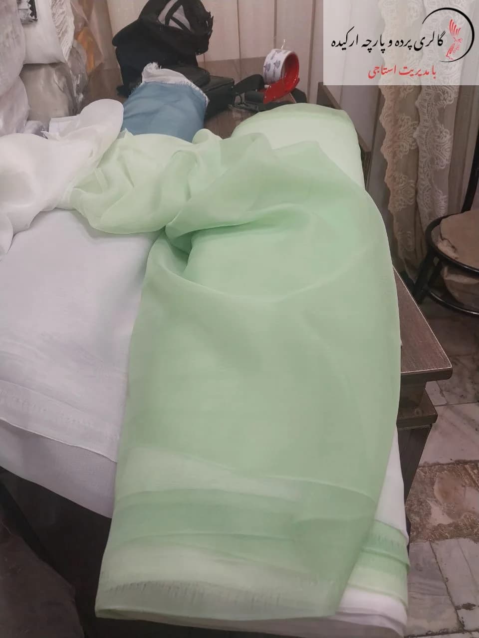 پارچه حریر دو رنگ — تصویر ۷
