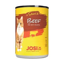 کنسرو گربه جوسی جوسرا طعم گوساله در سس 400 گرم