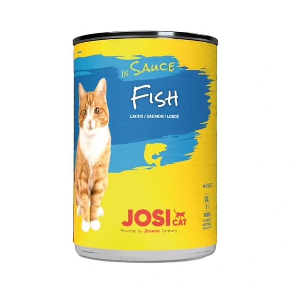 کنسرو گربه بالغ جوسرا طعم ماهی سالمون در سس Josi Cat Salmon In Sauce