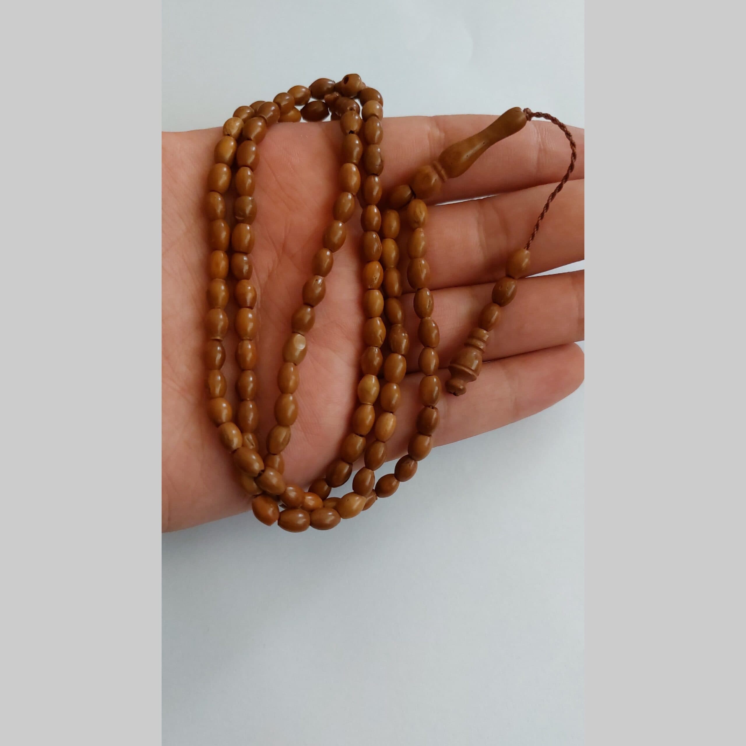 تسبیح کوک، کشکول مصری اصل دانه گندمی خوش دست و خوش تراش