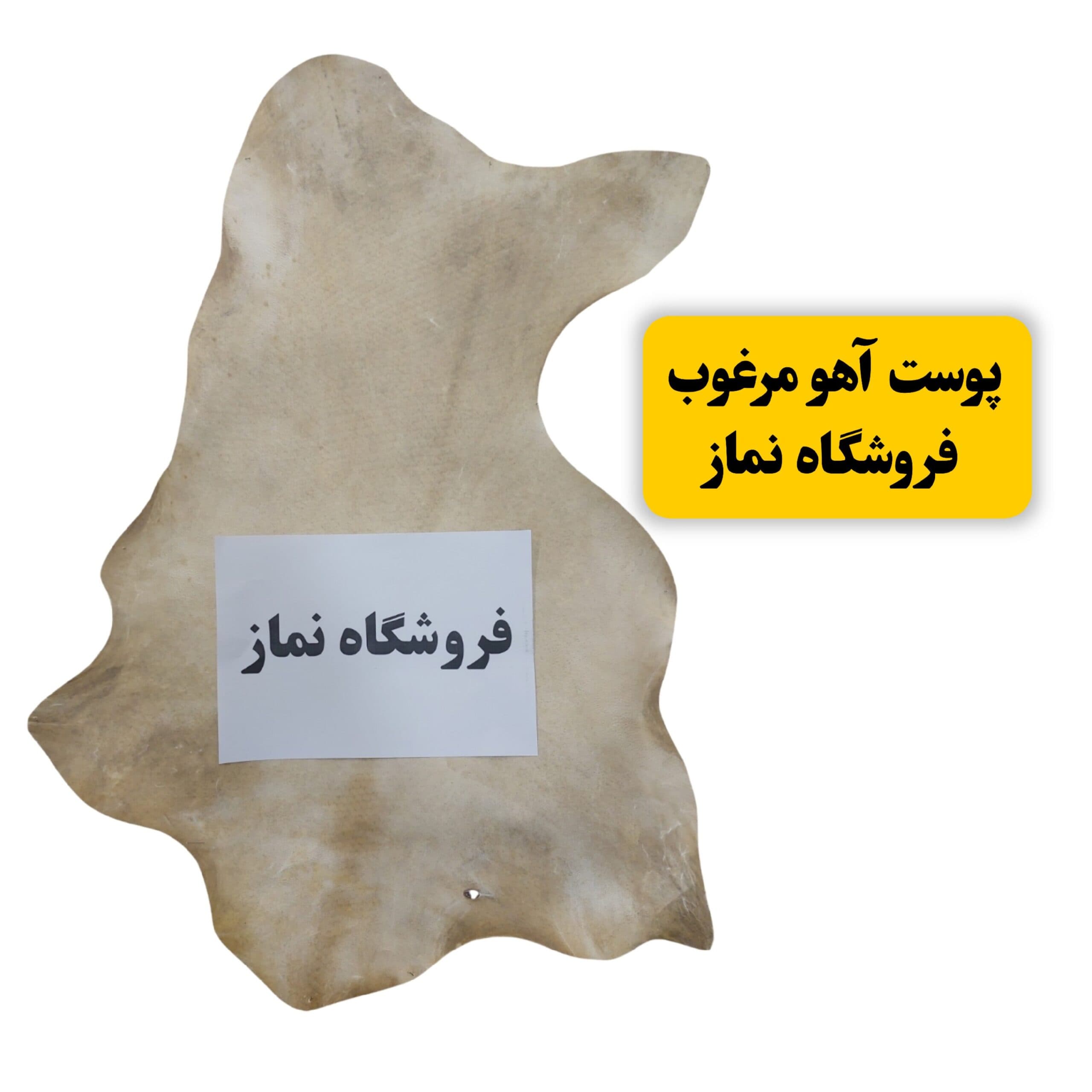 تابلو حرز ابی دجانه انصاری دست نویس روی پوست اهو به همراه قاب شیشه ای — تصویر ۳