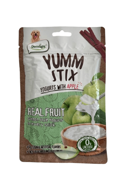تشویقی سگ Dentalight Yumm Stix با طعم ماست و سیب