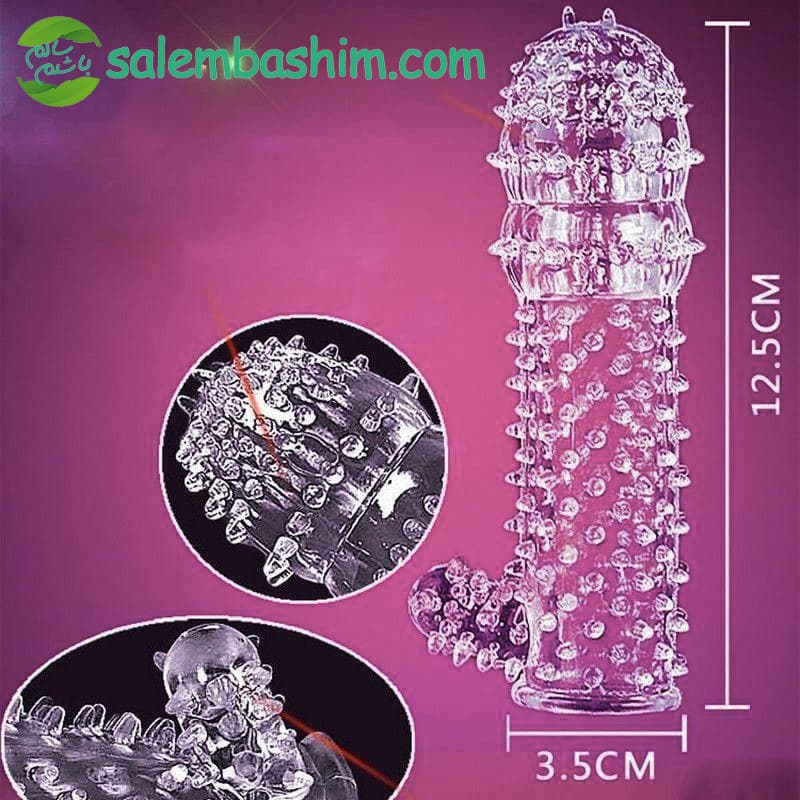 کاندوم خاردار سیلیکونی ژله ای خار درشت درجه یک (چند بار مصرف)