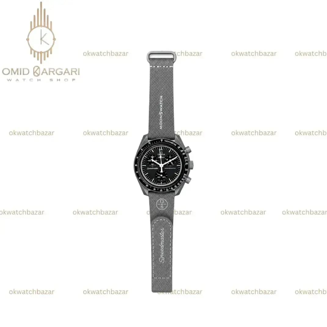 ساعت مچی امگا سواچ بند رابر ماموریت به عطارد Omega x Swatch Mision to the mercury Rubber