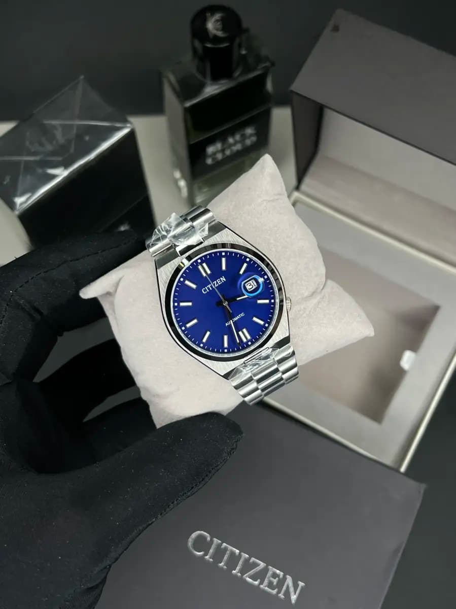 ساعت مچی سیتیزن سویوسا صفحه سرمه ای Citizen Tsuyosa NJ0151-88L — تصویر ۳