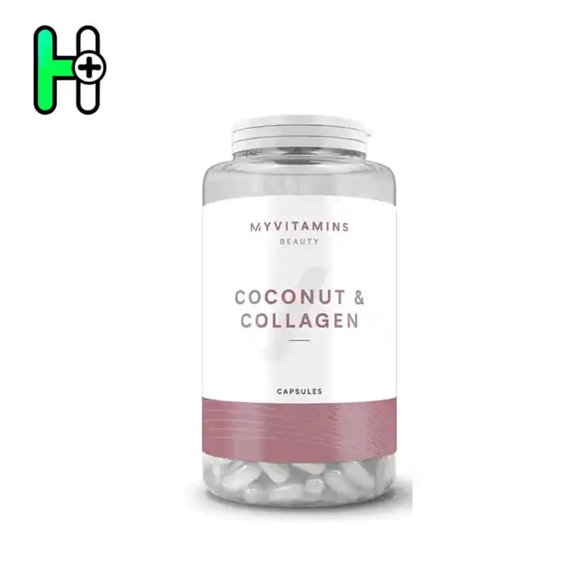 کپسول کوکونات کلاژن 180عددی Coconut & Collagen MyVitamins — تصویر ۲
